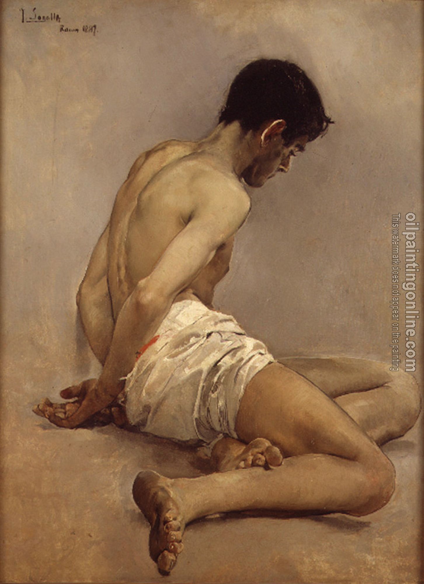 Joaquin Sorolla y Bastida - Academia del natural